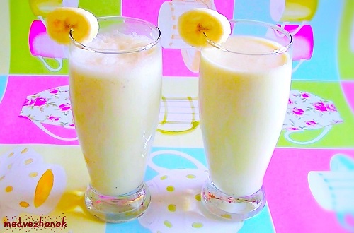 Банановое молоко - коктейль