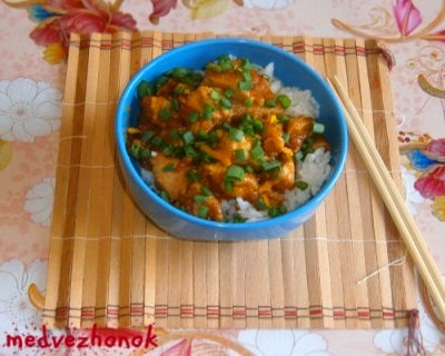 Orange chicken. Курица по-китайски